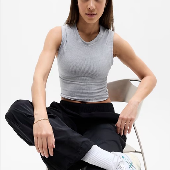 Athleta Tops - Athleta Renew Seamless Muscle Tank Size XXS Grey Heather